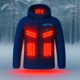 Doudoune Chauffante ARCTIQ™ – Température Réglable & Isolation Grand Froid