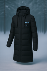 Doudoune Chauffante Longue ARCTIQ™ – Isolation Grand Froid, 3 Niveaux de Chauffage, USB | Homme