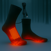Chaussettes Chauffantes ARCTIQ™ – Confort Thermique & Chaleur Longue Durée (USB 5V)